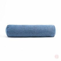 면마 원통 쿠션 15X60CM 블루 대형쿠션 소파등쿠션 쇼파방석