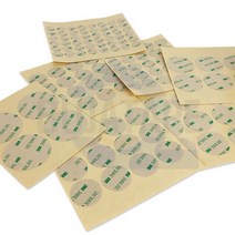 3M 9495LE PET 초강력 투명 폼 양면 테이프 원형 _ 22092786EA, 쿠팡 4번샵 40mm 6개입