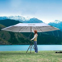 옥타 타프 원터치 타프쉘 옥상 방수 헥사, 3.3미터 실버 (2~8인용)