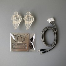 볼보트럭부품 1 쌍 led 시뮬레이션 범용 인형 장식 114 tamiya rc 트레일러 덤프 스카니아 770s 남자 벤츠 자동차 diy, 1 쌍 투명