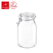 보르미올리 피도 밀폐유리용기 2.0L 화이트 /과일청/잼병/밀폐용기