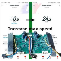 전동 킥보드 부품 나인봇 미니 프로 밸런스 차량 제어 보드 메인 보드 마더 보드 최대 속도 증가, v2 메인보드 25km