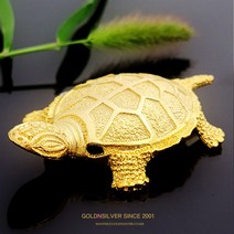 순은 거북이 은거북이 은 거북 장수 실버 거북이 황금 거북이 순금 거북이 24k silver 99% 거북이 기념일 선물 창립기념일 기업로고 각인 생신 풍수지리 인테리어 소품 은, 순은 거북이+순금도금 추가
