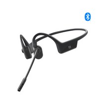 샥즈 오픈컴 골전도 블루투스 헤드셋 C102, 블랙