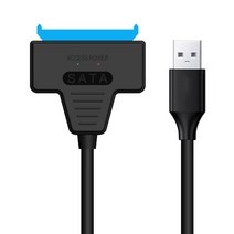 SSD 외장하드 SATAUSB 30 c타입 OTG 케이블 6 Gbps 25 인치 외장형 HDD SSD 하드 드라이브 SATA 3 22 핀 데, 04 USB 2.0-A Port, 한개옵션1