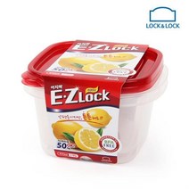 잇템 김치통 락앤락 뉴이지락 정사각 970ml 2P 락앤락밀폐용기 김치통 지퍼락 반찬통 반찬용기, 굿º▶본본품◁º짱