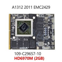 오리지널 Ati HD 6970M 5750m 4850 4670 그래픽 카드 비디오 1GB 2GB 109-C29657-10 Apple iMac 27 