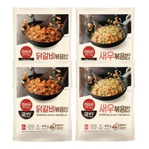 (냉동)비비고 새우볶음밥420gx2개+닭갈비볶음밥440gx2개, 1세트