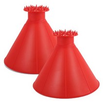 2021년 신형 원형 차량유리 성에 제거기 / 눈 제거기 - 2p, 래드, 2개