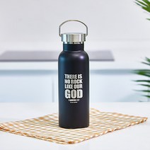 동방박사 손잡이가 있는 테너 말씀 텀블러 (500ml), 블랙