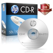 HP CD-R 52X 700MB 슬림 케이스 10p, CD-R 10P SLIM CASE