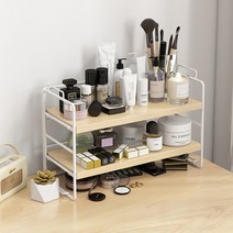 원목2단선반 ㄷ자앵글 북선반 거실 사다리 선반장, 블랙