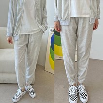 면츄리닝 옆라인이 예쁜 데일리 트레이닝 밴딩 팬츠