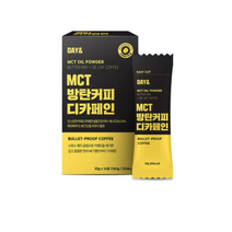 데이앤 MCT 오일 방탄커피 디카페인 커피믹스, 10g, 14개입, 6개