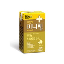 메디푸드 미니웰 (바나나맛) 48팩 고단백농축균형영양식, 150ml