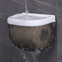 화장실 방수 휴지걸이 화장실 걸이 무타공 욕실, 블랙SB001545