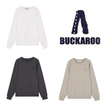 BUCKAROO 봄 가을 20% 버커루 남성 특양면 절개 디테일 루즈핏 맨투맨티셔츠