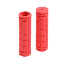 고무 자전거 핸들 바 그립 커버 2 개 BMX MTB 산악 미끄럼 방지 고정 기어 부품, 03 A red
