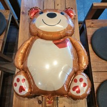 입체 뚱뚱이 대형 왕 곰돌이 풍선 홈파티 데코 생일 축하 기념일 아기 베이비샤워, 1개, 혼합색상