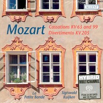 핫트랙스 WOLFGANG AMADEUS MOZART - CASSATIONS KV63 & 99/ DIVERTIMENTO [SACD HYBRID]