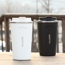 grotto cc이중진공 보온보냉 스텐 텀블러 510ml, 블랙