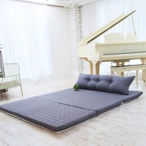 리진 솔리드 세미누빔 3단접이식 빨아쓰는 매트리스 퀸 7cm, 상세설명 참조