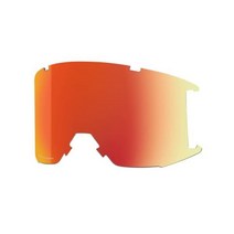 Smith 스미스 스쿼드 XL 스노우 고글 교체 렌즈, Chromapop Everyday Red Mirror