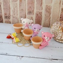 테디베어 미니바스켓 diy.삼수니다락방, 베이지