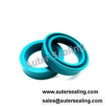 유압실린더 유압잭 UR ID = 10-100mm 더블 립 U 씰 유압 실린더 로드 링 타입 BS 폴리우레탄 PU R2 버퍼 포함, 1.12x20x5.7