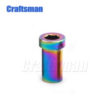 티타늄 ti gr5 13mm 15mm 17mm 23mm 2531.5mm 3335mm m6 리세스형 자전거 브레이크 볼트에 적합 mtb로드 바이크용 클램프 너트, 리안보우, 35mm