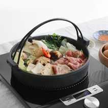 인덕션 무쇠 전골냄비 오뎅탕 밀푀유나베 샤브샤브 스키야키팬 1호, 3호 (중) -뚜껑없음