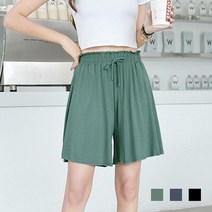 브이와이 여자 부드러운 캐쥬얼 큐롯팬츠 썸머 반바지