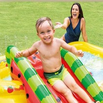 인텍스 후르츠 퍼니 워터슬라이드 풀장 에어 미끄럼틀, 상세페이지 참조