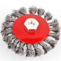 트위스트 반컵브러쉬 와이어 그라인더 꼬임 컵브러쉬, 옵션01 트위스트 반컵브러쉬 4인치 M10