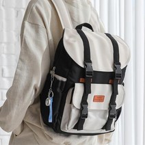 다양한 포켓 배색디자인 여대생백팩 여성백팩가방 여자명품백팩 백백