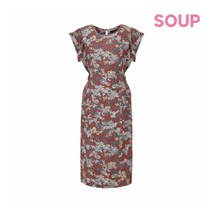 숲 SOUP 플라워 프릴 나시 원피스(SV6OP49)