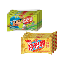 해태 홈런볼 초코(41g X 4) + 커스타드 (41g X 4)