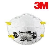 3M 8210 (낱개 1개) N95등급 2급 방진마스크, 1개