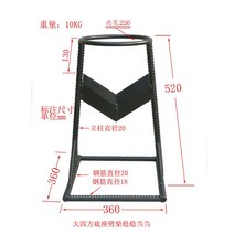 장작쪼개는기계 통나무 펜션 수동 절단기 나무 장작패기, v형
