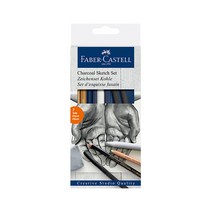 [코리아스퀘어] 파버카스텔 챠콜스케치 세트 7입