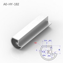 전기장비 소모품 하이 엔드 6061 알루미늄 압출 프로파일 맞춤형 기계 장비 컨트롤러 전원 PCB 케이스 코너 커넥터, 03 A0-HY-182_08 450