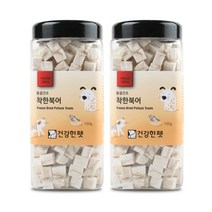건강한펫 동결건조 착한북어 120g x 2통