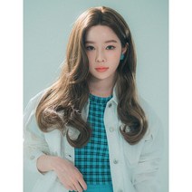 가발나라 여자 수제 레이스 프론트 통가발 긴앞머리 빌드펌, S-SIZE, 모카브라운