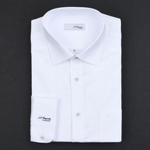 듀퐁셔츠 SE2SM12LS905SWH 비지니스 라인 스트레치 화이트 솔리드 일반핏 셔츠