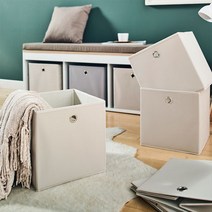 아리아퍼니쳐 YK 접이식 데코박스 베이지, 본품