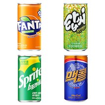 환타오렌지 스프라이트 맥콜 탑씨 파인애플 미니캔 190ml 30캔 업소용 캔음료수 도매, 환타 오렌지 190ml 30캔