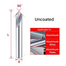공구부품 목공 DIY 벤치 목공기계 Tooleye 카바이드 스폿 드릴 비트 60 90 120 학위 CNC 드릴링 가이드 도구 위치 센터 라우터 금속 모따기 엔드 밀, D14x100L+Uncoated 90 Degree