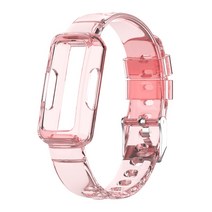 Fitbit-Ace 3/Luxe Inspire Bands 조정 가능한 패션 실리콘 내구성 벨트 손목 대역 링크 브레이슬릿 방수 스트랩, 분홍색