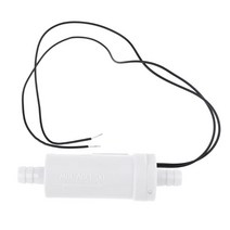 마그네틱 워터 플로우 스위치 워터 센서 보호 스위치 10W OD10mm 범위 1.5-10L/분 없음 유형 DC 110V 흰색 플라스틱