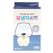 곰탱이 열냉각시트 6매입, 3개, 6P